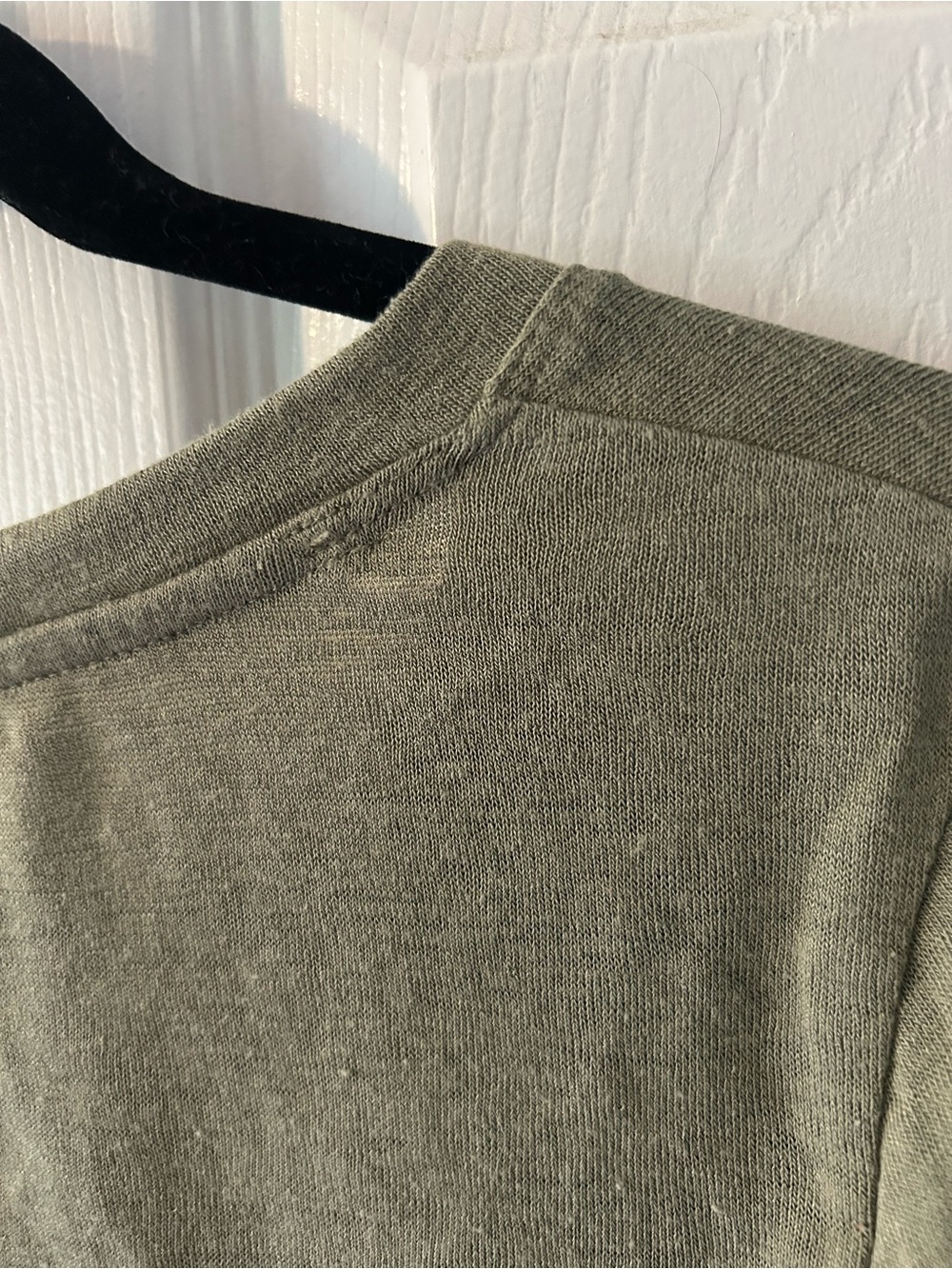 Athleta Olive V‑Neck Short Sleeve Tee - Picture 8 of 8